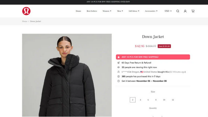 Stay Alert: LululemonsBag.com – An Online Shopping Scam You Must Avoid