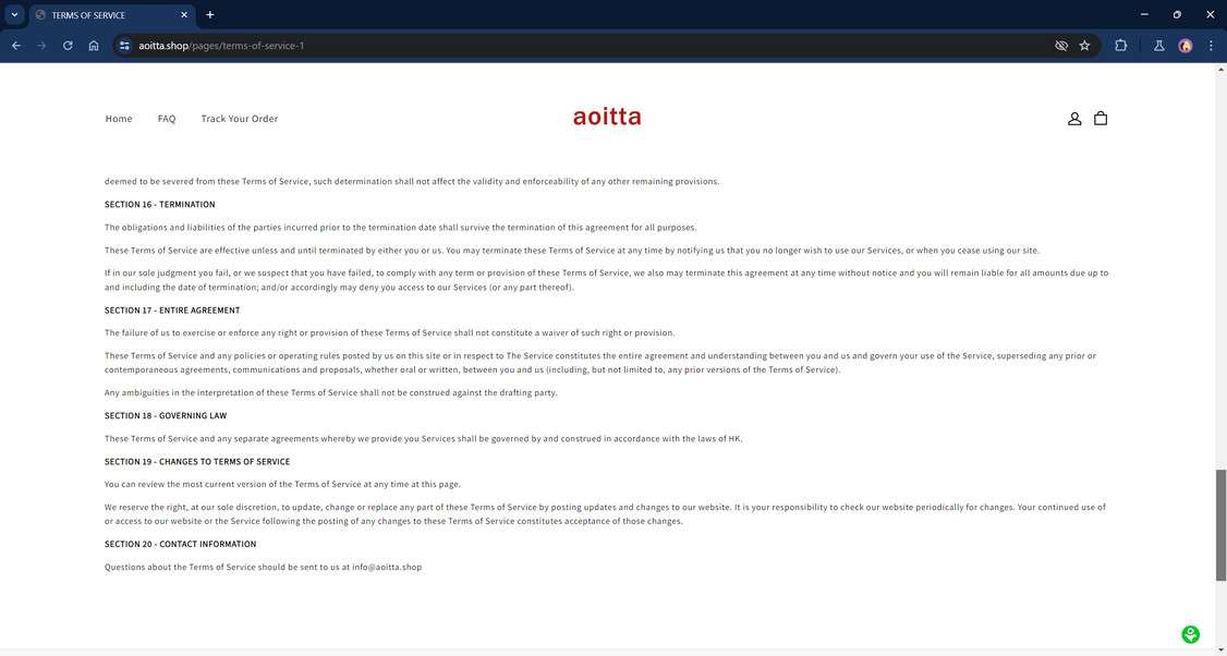 Aoitta.shop Review: Don’t Fall for the Deceptive Scam