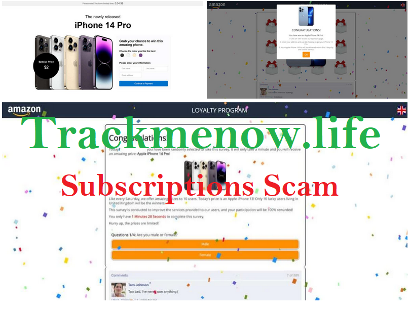 Beware: Protect Yourself from Trackmenow.life Subscriptions Scam